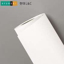 [홈시트24] 현대엘앤씨 L&C 보닥 프리미엄 단색 컬러시트지 인테리어필름 S176 화이트 (길이)2.5m