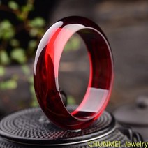 욕실커튼 자연 앰버 밀랍 팔찌 미얀마 물 정화 크림슨 Ambers 패션 국립 스타일 크기 54-66mm