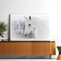 출세운 팔마도 칠마도 행운을부르는 말그림 사장님 회장님 캔버스 액자, 20.수호 백마