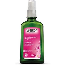 WELEDA 와일드 로즈 오일 100mL 모이스처라이징 전신 트리트먼트 오일 건성 피부 유지 신선함 다마스크 로즈 향 천연 성분 유기농 프레쉬 로즈 향 100ml (x 1)