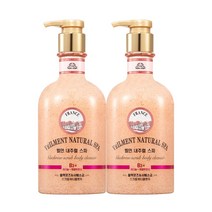 온더바디 스파 블랙로즈 스크럽워시 600ml x 2개, 단품