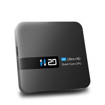 H20 스마트 안드로이드 TV 박스 10.0 2GB 8GB 4K HD 음성 어시스턴트 3D 플레이 스토어, 02 1GB 8GB US