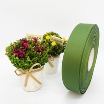 포장 리본 끈 제이제이리본 골직리본40mm 50mm 60컬러 (길이 45M ) 공단리본, 15국방색
