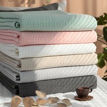 혤로우슬립 면 피그먼트 워싱 줄누빔 이불 겸 패드, 그레이