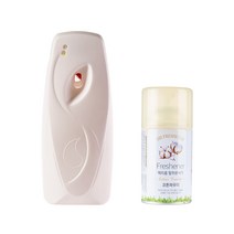 (당일발송) 화장실 방향제 자동 분사기 타이머 자동분사 사무실 업소용, 180ml, 1개, 코튼파우더