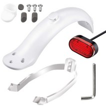 전동킥보드 수리 스쿠터 xiaomi m365 pro 전기 mijia mi 브레이크 라이트 타이어 스플래쉬 펜더 with rear taillight backguard 용 rear, 4-펜더 브래킷 라이트