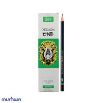 ★JOONA◆ 미술용 학습용 3H 연필 12개입 더존연필 사무용연필 연필한다스