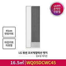 [LG전자공식인증점] 오브제컬렉션 엣지 창호형 에어컨 WQ05DCWC45 [마감키트 미포함/45cm연장키트포함], 폐가전수거없음