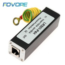 부품 RJ11 ADSL 천둥 번개 피뢰기 서지 보호기 전화 음성 신호 Facsimile 광대역 방지 장치