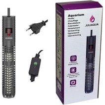JULIAQUA 수족관 히터 자동 온도 조절 수조 어항 전기히터 온도계, 기본