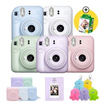 인스탁스 미니12 폴라로이드 즉석카메라+전용가방+런칭 선물세트+사은품2종, 1개, 라일락퍼플