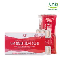 엘엔비 내안에 유산균/질유래유산균/여성유산균/프로바이오틱스/프리바이오틱스/1개월