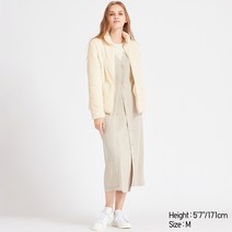 유니클로 여성 플러피얀 후리스 풀 집업 자켓