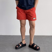 오렌지색반바지 남자주황색반바지 방수반바지