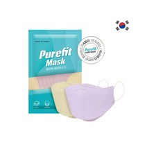 숨쉬기편한 일회용 3D 컬러 대형마스크 KF94 예쁜 디자인 25매, 대형 퍼플_25매 1파우치