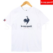 르꼬끄 레귤러핏 앞 빅 로고 반팔 QO123TRS12-OWT