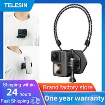 자전거 바이크 TELESIN 마그네틱 액션 카메라 퀵 릴리스 브래킷 고프로 액세서리 고프로 히어로 인스타 360 DJI 휴대폰용 릴리스 브래킷, [01]