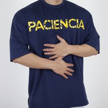 파시엔시아 (PACIENCIA) Zebra 빅로고 오버핏 반팔티 002
