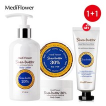 메디플라워 쉐어버터 바디로션 250ml+바디크림 150g+쉐어버터 핸드크림