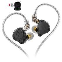 무선 블루투스 이어폰 헤드폰 KZ ZS10 PRO X 하이브리드 기술 1DD 4BA 금속 유선 저음 HIFI 인 모니터 게, 07 AZ09Pro Black No MIC