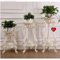 Yuyu Art화이트 사이드 원형 엔틱 현관 미니 콘솔 협탁 유럽, 39x92 화이트