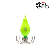 손피싱 쭈킬 쭈꾸미킬러/야광봉돌 애자 쭈꾸미 갑오징어 채비, 그린야광