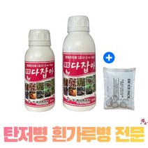 탄저병 모두싹 다잡아 300ml 500ml + em팩 세트 유황비료 유기농 고추 탄저병 약 유황 53% 사과 오이 병해관리 비료, 다잡아500ml + em아이스팩