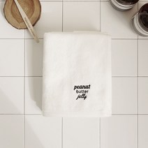 피넛버터젤리 프리미엄 30수 뱀부얀 목욕 세면 타올 L 85x85, 단품