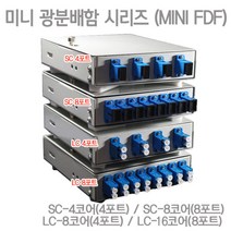인네트워크 국산 LC 16코어 미니 광분배함(8포트) [IN-MINI FDF LC-16C(8P)]