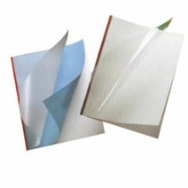 (열제본용 표지) 열제본기전용 제본소모품 1.5mm 50mm 제본품질 프리젠테이션, 백색 전사이즈가능-6mm 100개, 본상품선택