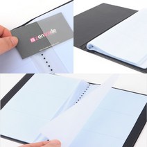 명함화일 명함보관 명함바인더 120매 노트형 명함집