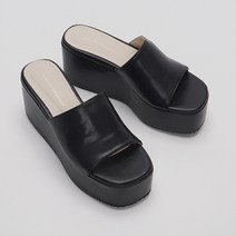 통굽 오픈토 와이드일선 데일리 뮬 슬리퍼