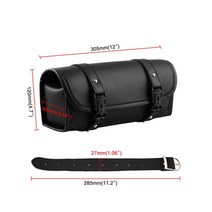 오토바이 포크 가방 방수 가죽 Autobike Saddlebags 핸들 바 보관 도구 파우치 스쿠터 전기 자전거 액세서리, 다중, 1개