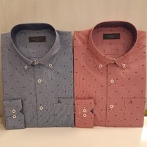 란체티 괴정 잔체크 프린트 일반핏 셔츠 LSF2501NA LSF2501RE