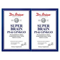 [닥터브라이언] 슈퍼브레인 포스파티딜세린 & 징코 1200mg x 30캡슐 x 2개