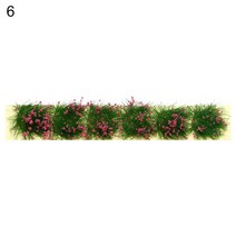 39/50 개/대 현실적인 꽃 잔디 Tufts 시뮬레이션 모델 모래 장면 DIY 재료 미니어처 관목 식물 클러스터 풍, 18 1 Set as pic 6