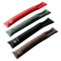 전차종 호환틈새커버 원단 알칸타라 스웨이드 틈새쿠션 분실방지 새차선물, BMW, 블랙 2p