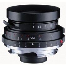보이그랜더 칼라 스코파 21mm F4.0 팬케이크 렌즈 블랙 라이카 M 마운트 Color Skopar Leica M mount black
