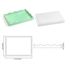 기하학 테라조 트레이 실리콘 몰드 jesmonite 시멘트 키트 칩 홈 쥬얼리 악세사리 장식 도구에 대한 금형 만들기, sh0689