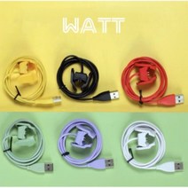 샤오미 미밴드7 충전 케이블 충전기 1M 집게형, 집게형 화이트 1m 케이블, 1개