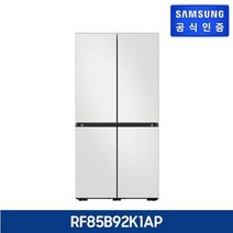 삼성 비스포크 냉장고 5도어 866L 글래스 [RF85B92K1AP], 글램 바닐라