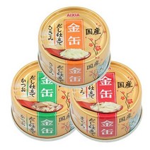 아이시아 금관 진육수 고양이 캔 간식 3종 혼합 24개, 3종혼합세트