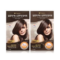 포고니아 알로에 헤나 새치 염색제, 자연갈색, 1개