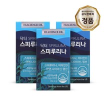 (주)에이치엘사이언스 닥터 스피루리나 120정x3박스 (3개월분), 상세 설명 참조, 단일옵션