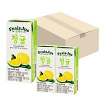 새콤한 먹기편한사이즈 프레주 청귤 190ml 종이팩 24개 2박스
