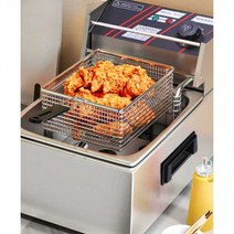 튀김기10리터 편의점 상업용 스테인리스 꼬치 새우, 10L 용량 세트A