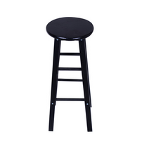원목스툴 바체어 홈바의자 원목 홈바 빈티지 바스툴 높은의자 홈바 인테리어, R 60cm 레트로 컬러 강화 버전