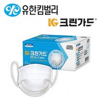 유한킴벌리 크린가드 국산 44272 일회용 마스크 50매, 50매입