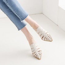 피셔맨 아웃솔더 뮬 워빙 키높이 여름샌들