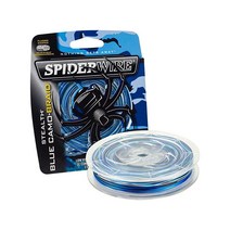 Spiderwire 스텔스 브레이드 낚시줄 블루 카모 3616789713